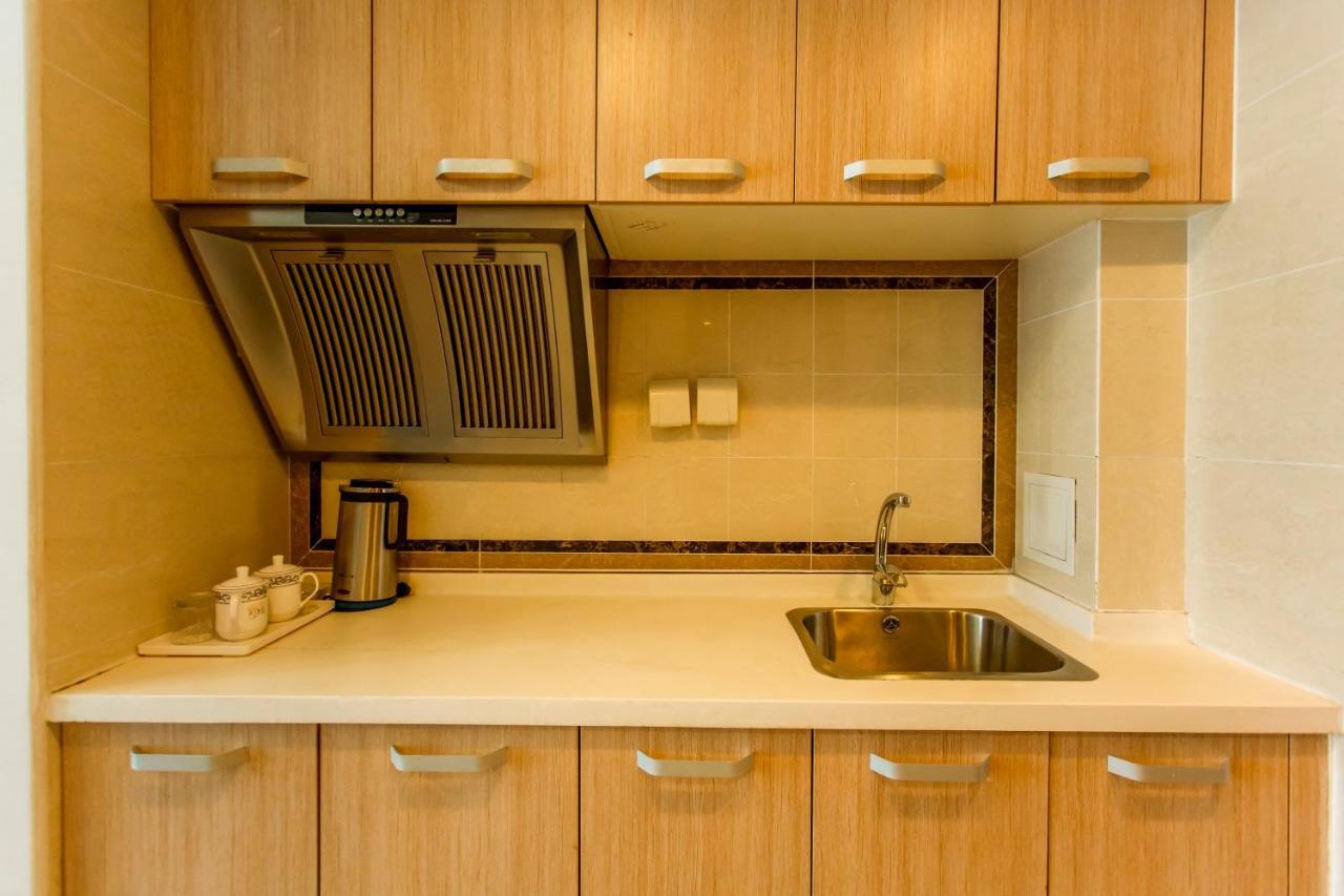 Dalian Hong XI Yuan Apartment Wanda Plaza Buitenkant foto